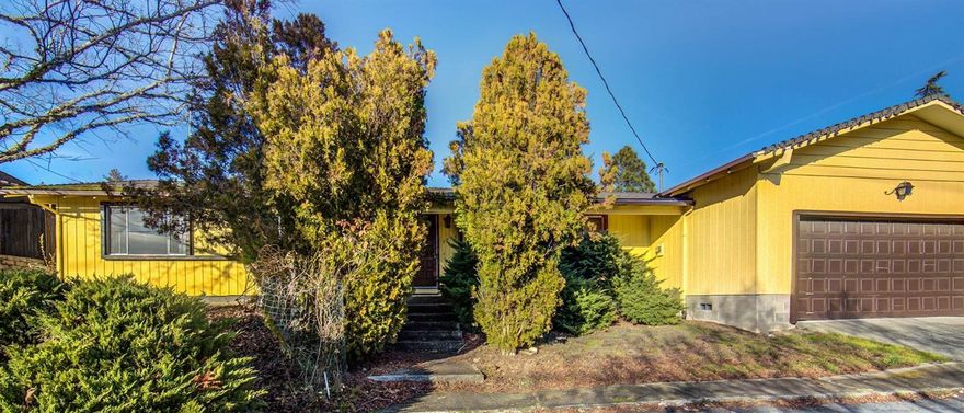 Opportunity abounds in this single level ranch just off Cherry Lane. There is an office in addition to the 3 bedrooms. There is a sunken living room with a large brick fireplace. The lot is .44 of an acre and has a number of mature shrubs and trees. It has had the same caring owner for many years. The City of Medford is the place to go to find out if subdivision is possible. This property is being sold strictly AS-IS. Check with your broker for additional structural information on this home. This is a cash only sale.