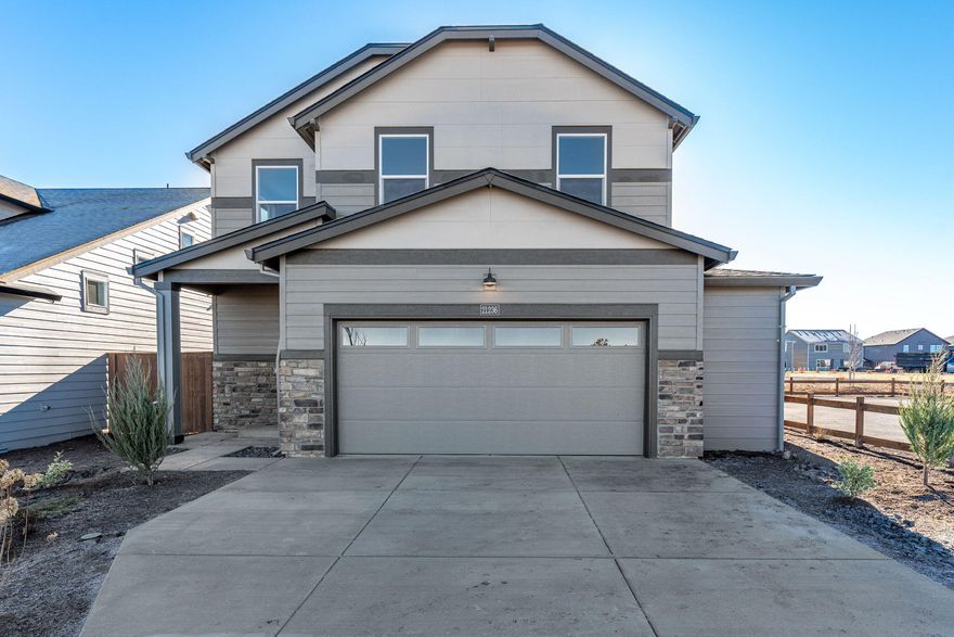 Red Tag Sales Event Happening Now! SPECIAL RATE & closing cost incentive with use of builder's preferred lender!!  Move in ready!!! New construction in Bend! Stevens Ranch in Bend is your gateway to serene living near Reed Market Rd, close to nature and historic downtown. This magnificent Porter two-story floor plan with Signature Series options included has 5 beds, 3 baths, with a bed and bath on the main floor that is ideal for an at-home office or a guest bedroom. The great room has designer features with a fireplace and a floor-to-ceiling painted accent wall. The lavish kitchen has beautiful shaker cabinetry, quartz countertops with full tile backsplash, and stainless-steel appliances like a gas range/oven and microwave. The primary bedroom is spacious, it has a walk-in closet, and an en suite bathroom with a double vanity. The hall bathroom adds extra comfort with a double vanity as well.  Call for details. Sales office hours are 10am - 5:30pm daily. Photos are representative of