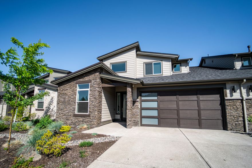 Enjoy the sounds of the river and abundant wildlife right from your own backyard. Beautifully appointed luxury townhouse in gated community. Master suite main level with soaking tub, upstairs guest suite, loft area and wet bar. Large patio overlooking the river and spillway, covered outdoor living space, private community river access. Open vaulted ceilings with lots of windows to enjoy the outdoor views. Centrally located river front living at its finest.