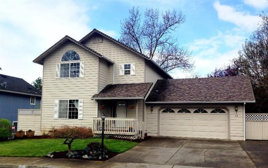 Granite, tile and other tasteful upgrades have enhanced this beautiful 1528 s/f, 3 bedroom/2.5 bath home located on a quiet cul-de-sac. Spacious living area with formal dining room. Beautifully remodeled kitchen. Modern bath re-model has put the sweet in the master suite. Relax on the back deck, upper yard is cross-fenced with access on both sides of the house. Lower yard creates a natural boundary with neighbors with tall trees, complete with tire swing. RV parking available. Convenience of living in town, but still has the feel of living in the country. Don't make any decision until you've seen this urban beauty.