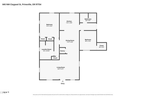 Tiny photo for 845 NW Claypool Street, Prineville, OR 97754 (MLS # 220225958)