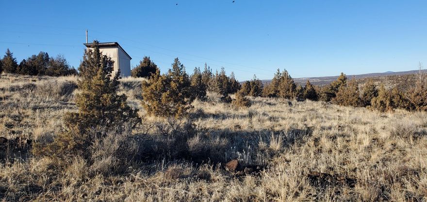 Nice lot in Prineville Lake Acres I. Gently sloped and located on  corner of Winchester Loop and Walter Loop. There is a storage shed that has been built on property.  Easy to access.  Located not far from BLM and Prineville Reservoir.