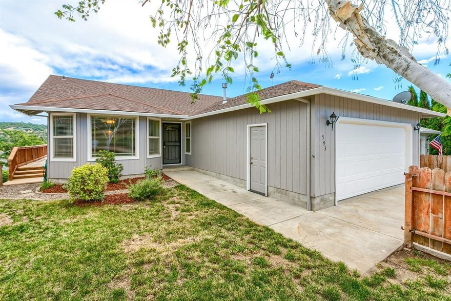 Lovely home with fantastic views of Mt. McLoughlin, Mt. Ashland & Roxy Ann! This 4 bedroom, 3 bath home has room for everyone! Kitchen features tile floors & tons of custom cabinetry. Spacious living room has newer carpet & slider that leads to large back deck. Master suite is on the main level & features walk-in closet, attached bathroom & access to the deck as well. Upstairs you will also find a room that can be used as a formal dining room or den and an office, guest bath & laundry room. Downstairs has brand new carpet in the family/bonus room and 3 additional bedrooms. Sliding glass door leads to a nice size backyard. Home has several additional closets for all of your storage needs. The house is wired to accommodate a hot tub on the deck. Home has just received new exterior paint and is ready for you to move in and enjoy BBQ's on the deck. This is an incredible deal on a beautiful home, call today for your own personal tour!