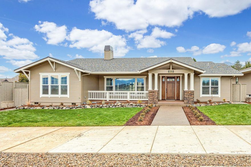 Great curb appeal and great views from this one-of-a-kind, new custom home in Summerfield.  The floor plan was designed specifically for this lot and is unique in that the three car garage is in the back of the home.  Wonderful great room with picture windows on both sides allowing for abundant natural light and stunning views.  Stone fireplace with custom mantel and built-in cabinets.  Amazing kitchen with white painted cabinets and walnut stained island.  Kitchen-Aid appliances with double ovens, farm sink, quartz counters and beautiful tile backsplash.  Walk-in butlers pantry with barn door.  Wide plank hardwood floors throughout all main living areas, including the office.  Luxurious master suite with large walk-in shower, dual shower heads, dual vanity, separate make-up counter, free floating soaking tub and spacious walk-in closet.  All bedrooms are generously sized.  Awesome covered front porch and two covered patios in the private backyard.  Listing agent related to seller.