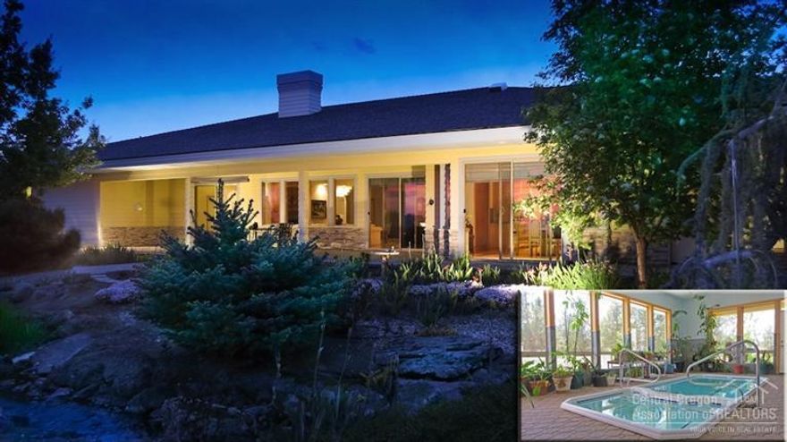 Sitting amidst an Oasis of Flowers, Mt. Views and Waterscapes lies this single-level beauty that pays homage to the legendary Architect, Frank Lloyd Wright. If what you seek is a residence of distinction that breathes fresh life into fine living and entertaining, you owe it to yourself to discover this outstanding property. Featuring luxury amenities such as a Solarium with Endless Pool & Hot Tub, true Gourmet Kitchen, Courtyard, 1000 sq. ft. of covered outdoor living space + separate Barn, Shop & more!