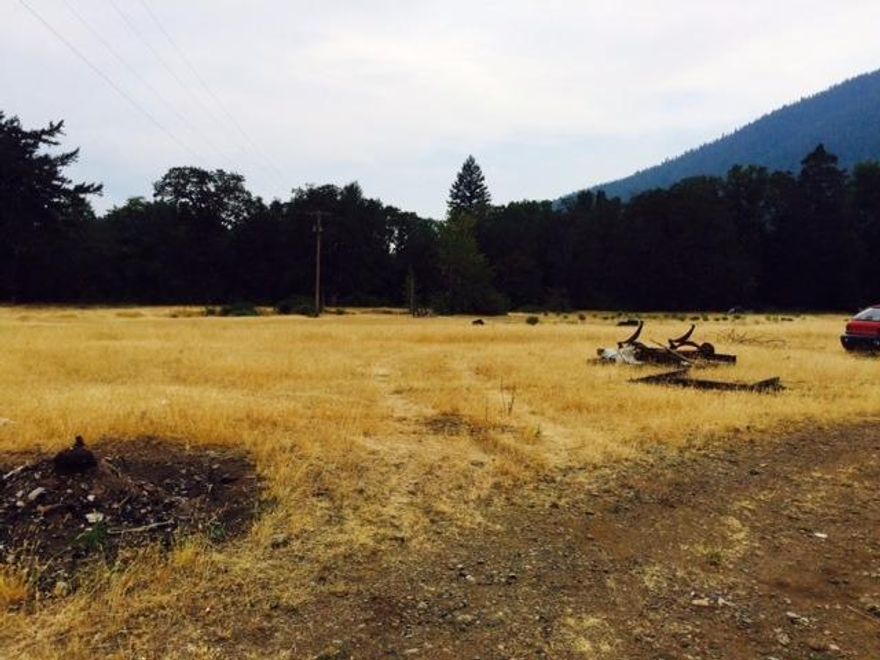 Open pasture land. Good sun. South facing. 9.25 acres in two legal parcels. Zoning Exclusive Farm Use. 1700 sq foot storage building. Power pole on property. Water is pond area in field which is underground fed. Flow test done on pond in Sept 2015 shows 18 GPM. End of road. Property is fenced. Located in Selma. Owner will carry with 50% down. Buyer advised to due their due diligence for their intended uses.