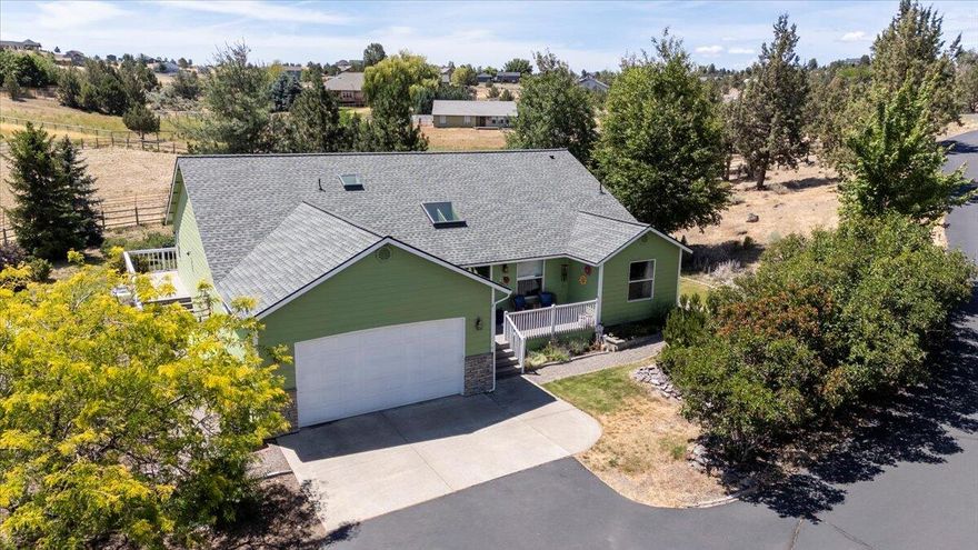 This well-maintained home sits on 2 level acres, fully fenced and ready for animals, gardening, or play. Inside, enjoy a spacious open floor plan with excellent separation of the primary bedroom. The kitchen offers solid-surface counters, abundant workspace, and flows easily into the living and dining areas—perfect for everyday comfort or entertaining. Major updates include a 2-year-old roof with skylights, a new heat pump in 2023, a 3-year-old hot water tank, and fresh exterior paint in 2024.
Extras you'll love: whole-house sound system, central vacuum with new hose/attachments, and a 4-year-old hot tub to unwind under the stars. Outside, there's plenty of parking—including RV power hookup—a finished shed with permitted electrical, plus an added garden shed with riding mower that could stay. A true gem offering peaceful rural living with modern updates already done!