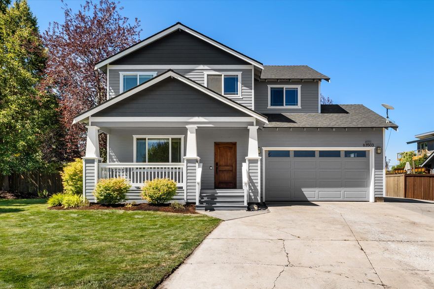 Welcome to this beautifully maintained 4-bedroom, 2.5-bathroom home offering 2,294 sqft of comfortable living space, nestled in a well-established neighborhood in NE Bend. Situated on a fully fenced 0.20-acre lot, the property features a private, serene backyard surrounded by mature landscaping, perfect for year-round outdoor enjoyment. The home boasts a thoughtfully designed floor plan with two spacious living areas on the main level, and all four generously sized bedrooms are located upstairs. The oversized primary suite is a true retreat, complete with a recently remodeled en-suite bathroom & a walk-in closet. Additional highlights include fresh interior paint, a newer roof, newer exterior paint, updated bathrooms, RV parking, and move-in ready condition. Conveniently located near Rockridge Community Park and local schools, and no HOA, this home offers both comfort and flexibility in a prime location.