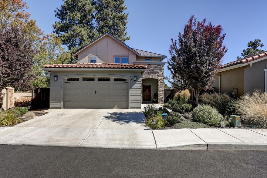 Better than new turn-key home in the desirable neighborhood of Tuscany Pines built by award-winning Woodhill Homes! This home has been immaculately cared for. The open kitchen boasts quartz countertops, impressive island/eating bar, undermount sink, stainless appliances. The custom designed back yard features a deck and lower patio for all of your entertaining options and lots of mature trees that help create a private serene outdoor space. Dual vanities, spacious walk-in closet and tiled shower grace the master suite. The home has a flexible loft space for work or hanging out and ample storage space throughout. Harvest Park and river trails are just around the corner as well as easy access to highway 97 and shops on the north end of town. This is truly amust-see!