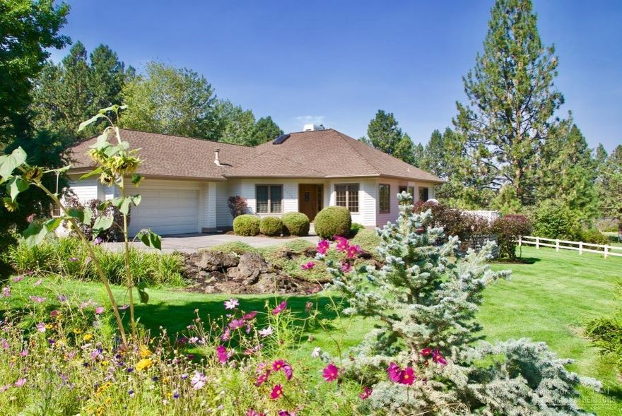 Location is great, end of cul-de-sac in desirable Mt. High. Single level has always been cared for. Two way wood fireplace to enjoy, very open and bright with a wonderful large master and bath. Spacious laundry room, lots of storage and wood wrap windows. Located in a beautiful setting, HOA covers all grass mowing, you can plant your own flowers.