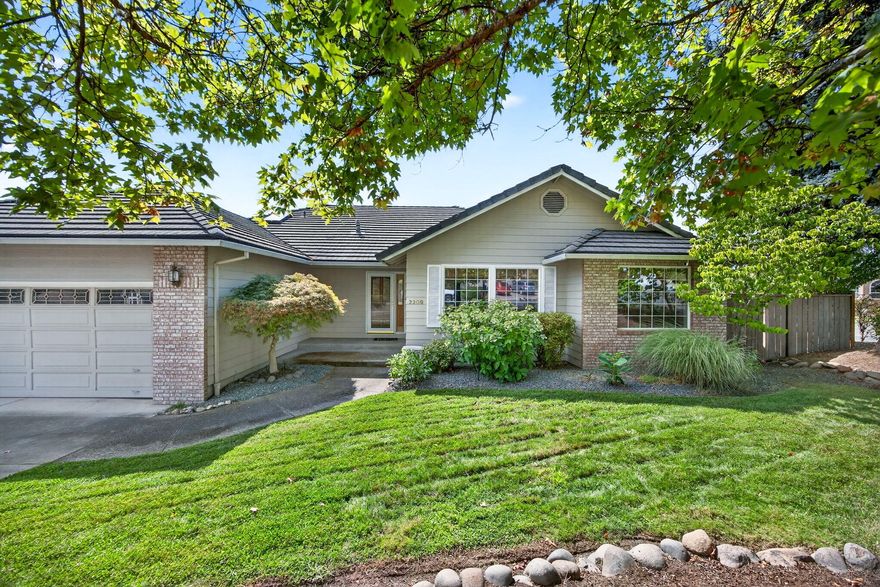 Looking for an inground pool? This charming single-story 3 bed, 2 bath home in the Lone Pine School District has so much to offer! Built by DeCarlo Homes, it features a tile roof, real hardwood-engineered floors throughout, abundant natural light, and stunning mountain views. The formal living room opens to the dining area, while the inviting family room—with its cozy fireplace—flows into the kitchen and breakfast nook. Situated on a corner lot, the home boasts excellent curb appeal in the front, and a private backyard in the back. Enjoy the recently resurfaced inground pool with a newer pump, plus a relaxing hot tub just steps from the sliding glass doors. All of this in a sought-after neighborhood close to schools, parks, and shopping!