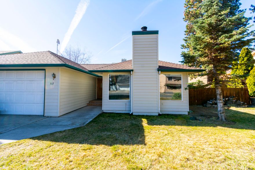 This single level home is ready for its new owners to make it their own! This home is situated in a family friendly neighborhood with no HOAs. Large windows in front bring in natural light. Skylight in primary bedroom.  Fireplace for those cold winter nights. New roof and outside paint in 2020.  Picture yourself on the back deck, ready to barbecue and the children and pets playing in the yard! Open House Saturday March 26, 2022 from 12:00 pm to 3:00 pm.