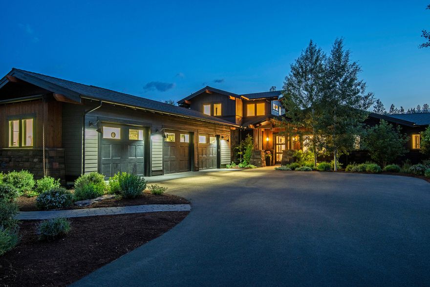 Come set your base camp at this Magnificent Mountain Modern custom Tetherow home. Built on one of the most desirable streets and backing to thousands of acres of national forest, this exclusive homesite grants you direct access to countless miles of premier mountain biking and hiking trails. Wake up to panoramic sunrise views over the world renown Tetherow Resort, then set off on all your Central Oregon adventures - just minutes from Mt Bachelor, the Deschutes river trail and all the Cascade Lakes. Then be thrilled to come back as this home rivals the natural beauty that surrounds it. The craftsmanship and attention to detail are second to none! This custom home was built to incorporate the Bend lifestyle with the finest finishes and design features you'll recognize from local favorites Deschutes Brewery and Sparrow Bakery and lighting from Schoolhouse Electric. Truly one of a kind with no expense spared!