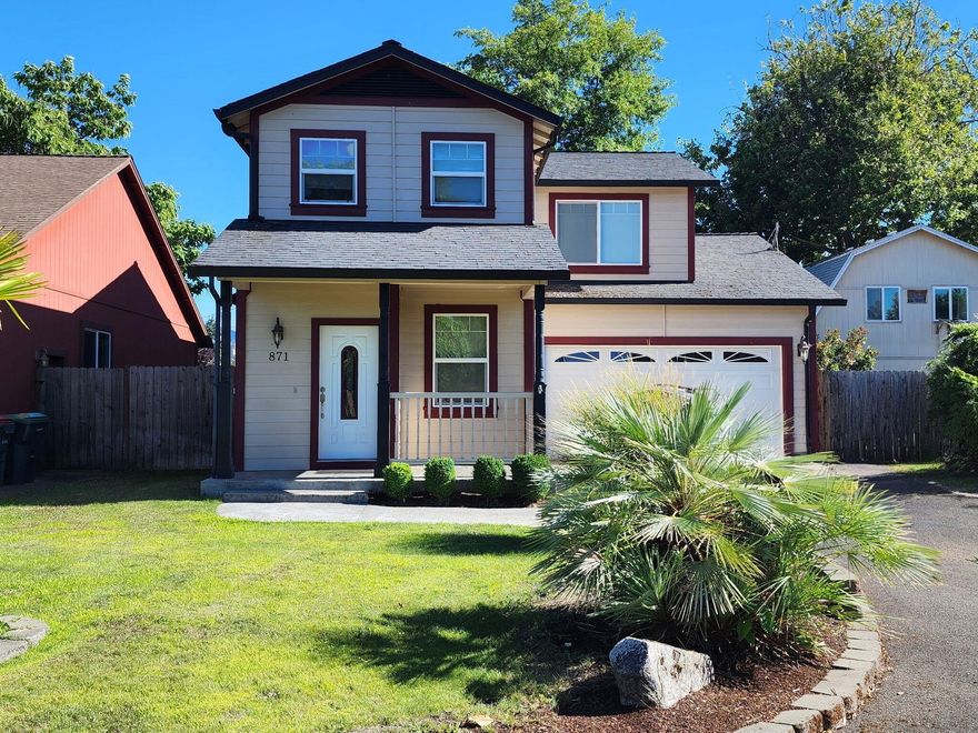 SELLER CREDIT OF $5000 FOR CLOSING COSTS, PREPAIDS OR INTEREST RATE BUY DOWNS.  MOTIVATED SELLER. JUST REDUCED $37,400. CALL FOR A TOUR TODAY! This very cute .24 acres, 1702 sq. foot, 3 bedrooms, 2.5 bath 2 story, 2 car garage home can all be yours in Marshall Estates subdivision. Enjoy the covered patio, beautiful fenced yard for entertaining or relaxing after a long hard day. The open floorplan downstairs provides a great space to make your own and if you like to cook you are going to love this kitchen.  It has a large pantry, cooktop stove, stainless steel appliances that all stay for your enjoyment.  There is the perfect place for a nice family dining table as well as an eating area that already has the barstools there so your guests can visit as you cook & serve.  The nice size primary suite has a walk-in closet and a primary bath with a dual sink set up. Call and set up your tour today! It won't last long! WATCH FOR OUR OPEN HOUSES!