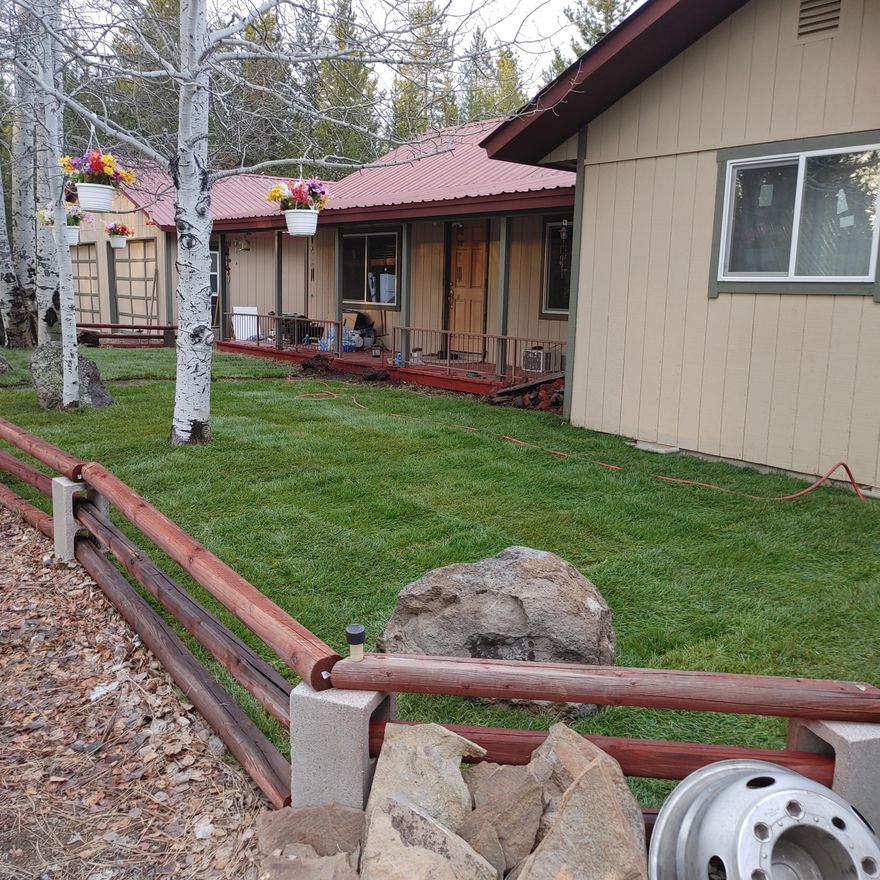 Wow are you looking for a horse property??  This home has new vinyl windows, bathroom was remodeled a year ago.  Kitchen is in the process of being remodeled.  Home offers a very welcoming entry with a covered front porch.  Large living room with pellet stove in Dining room area. Oak laminate floors & New carpet through out home  put in a year ago.  Outside you will find a 2 car detach garage, a shed out back.  Rv port.  Several lean-to's that could be made into storage buildings, chicken coops or turn them into area's for horses, pigs or goats.   All of this on 1.25 acres!!  Close to all outdoor activities, lakes, fishing & out door trails.  Metal roof on the home & Garage!!  Don't Miss chance at this Home!!