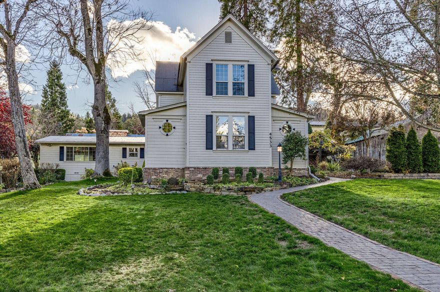 Formally known as ''The Willow Springs Farm''. Historic farm home + guest house! Office building, workshop, and stick built insulated RV Garage w/hook ups too! Plus 2 RV pads! Separate area for animals, fenced garden beds, fruit trees, and green house. Beautiful grounds & inviting patio and covered areas to relax and entertain. Updated and upgraded 2 story farm house, featuring 4 beds, 3 bath has been beautifully updated with new baths, laundry room w/ sub zero fridge/freezer. New open-designed kitchen w/ commercial cook top/oven. Main floor master w/ large walk in closet and many built-ins, large formal dining/family room over looking city lights! 5 acre parcel with water rights next door also available! Do not miss out on this multi family Oregon Dream!