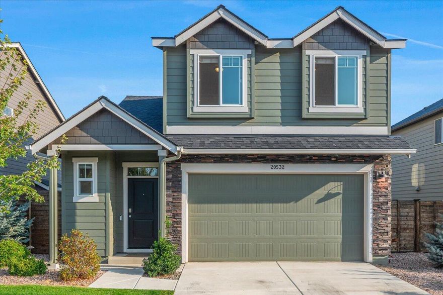 Welcome to this stunning 4 bedroom. 2.5 bath home in the desirable Stone Creek neighborhood near Silver Rail Elementary. Built in 2020, this energy efficient home features solar panels, an open great room, and stylish kitchen with quartz counters, a large island, and stainless steel appliances. The spacious primary suite offers a walk in closet and dual sink vanity. enjoy the fully fenced yard - perfect for relaxing or entertaining. Neighborhood amenities include a pool, park, and walking paths. Complete with a 2 car garage, this home has it all.