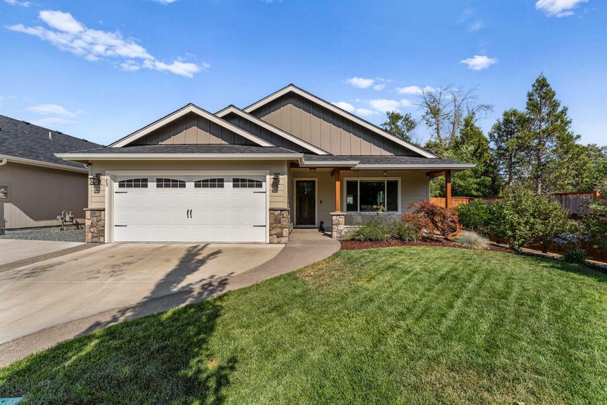 Another terrific 2020 built Northridge home located in the desirable Capital Hills subdivision. Very convenient location and situated at the end of a private road this single level 3 bedrooms, 2 bathrooms craftsman home features a covered front and rear porch, east/west exposure, fenced rear and side yard, 2 car attached garage and a fabulous open floorplan. The primary is tucked to the rear with a large spa like bathroom. The kitchen is fabulous with island/eating bar, granite counters, walk in pantry and stainless appliances. Very nice laundry room with sink and folding counter w/granite. Newer carpet and paint. Location is everything and this one has it in spades!