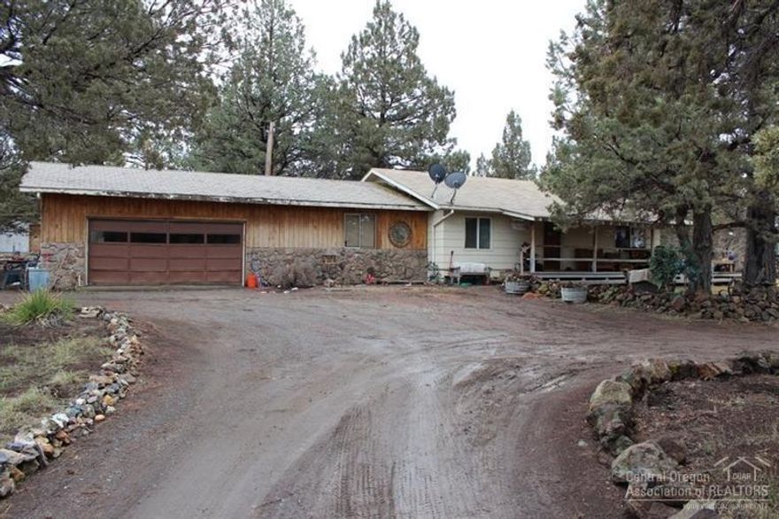 Sisters Acreage with a view! Bring your ideas and dreams. Great potential as an equestrian property. Property backs to BLM and the McKenzie Canyon. 1999 Mfg home on property possible hardship dwelling. Property Priced to Sell!