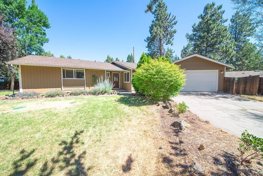 Classic American Ranch style home on a rare .26 acre park like lot close to Ponderosa Park, Pilot Butte and trail systems. A true gardeners paradise with raised beds and landscaping sustained with a canal supported irrigation system. Large patio and garden area with fire pit. This fantastic home sits in a quiet cul de sac but close to so much that Bend has to offer!