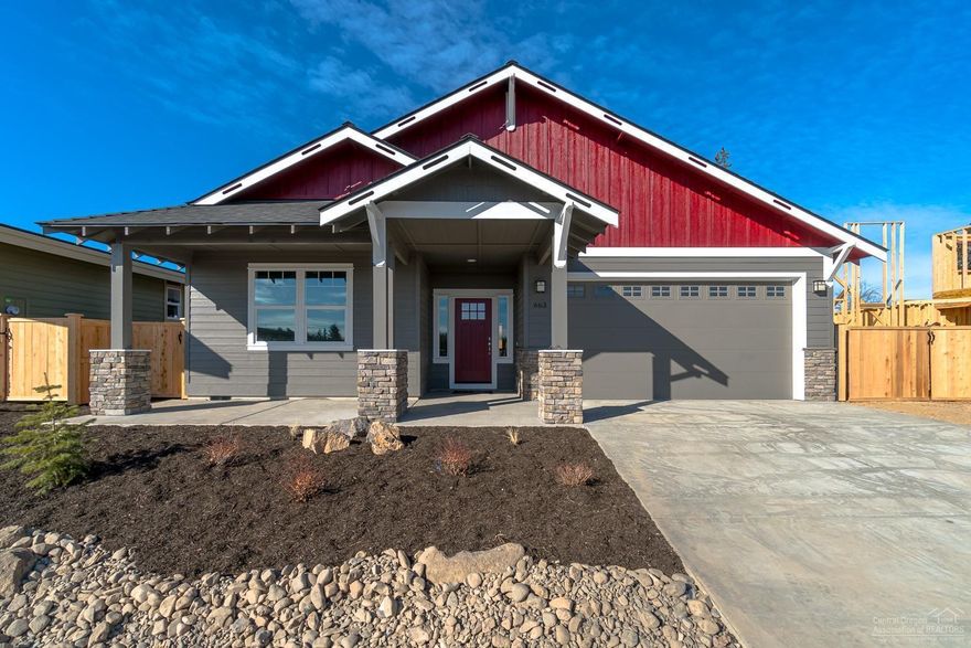 Brand new & move in ready in Canyon Rim Village! Quality construction by Dunlap Fine Homes w/all the upgrades. This open concept home offers Quartz slab counters throughout, durable wood look Laminate flooring in main living areas & unique, stylish accents & back splashes. Cozy gas burning fire place in the Great Room offers comfortable charm. Tons of prep space & storage in the Kitchen w/massive central island & bar seating. Grey washed 42 Alder cabinetry w/brushed nickel hardware & a spacious pantry. SS appliances & gas range come standard. Great room extends to the covered back patio for year round entertaining! Master Suite features a tray style vaulted ceiling, over sized windows & beautiful bath w/dbl vanities, step in shower & huge closet. Gas forced air heating, A/C, Fully fenced, landscaped w/auto sprinklers. Low HOA & fantastic community park, direct Dry Canyon access & tree lined streets. Additional plans available - call a REALTOR