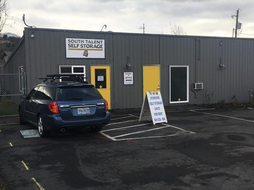 Rare opportunity to buy a high occupancy, well-maintained facility conveniently located between Ashland and Talent, Oregon. This 19,000 sq. ft. storage facility includes: 90 storage units and 2 commercial/retail spaces (incl. storage office). Security highlights include state-of-the-art security camera systems, keypad entry, automated gate access controls all integrated into the master management software program. Located on South Pacific Highway (OR Hwy 99) with a 36,000+ daily traffic count. With room to grow the rents, you won't find a better-run, streamlined, and profitable facility available for sale in southern Oregon today.
