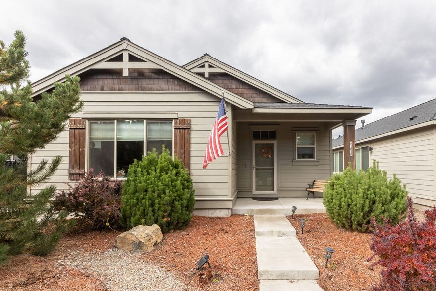 Welcome to central Oregon's premier community at ''Crescent Creek'' nestled in mature trees, open spaces, jogging path, trails and playgrounds, clubhouse and more...life just gets better here!This home was built by Oregon's premier builder, when you hear ''it's a Pahlish'' home...you know it's quality!Main floor living has the primary suite and complete separate living upstairs, with an additional office area—perfect for multigenerational living)Open spacious design, light bright feel with oversized windows creating beautiful natural light. Upgrades include beautiful finish work including, trim, doors and cabinetry...tile floors, quartz counters, oversized beautiful kitchen sink and custom tile work.... Shop area in the oversized double garage and the entertain outside has been upgraded with additional walkways and privacy fencing. Truly a turn key better than new home!