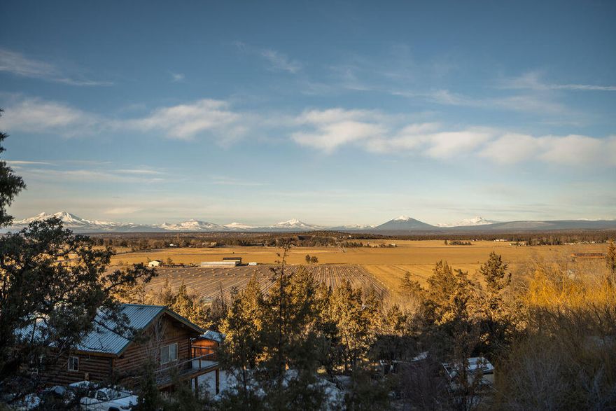 Welcome to this one of a kind home, with a full interior renovation that offers a unbelievable wide open view of the Cascade Mountain Range, From Bachelor all the way to Mt. Hood. This home features all new flooring throughout the Main level and upstairs, all new SS appliances with brand new kitchen cabinets, tile backsplash and butcher
block countertops. All new interior and exterior doors where installed, a new Mini Split ductless heating and A/C system, plus most of the windows in the home have been replaced. New paint job inside w/ several new light fixtures. The main floor has an open concept that makes for great entertaining with larger than life views of our Cascade Mtns. A brand new septic tank has been put in with lots of excavation work to add extra parking and 2 pads smoothed and leveled out for a garage and or a large shop