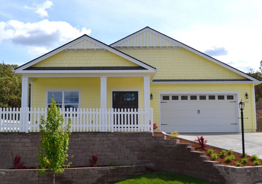 Discover this stunning new custom bungalow in one of Grants Pass' most desirable neighborhoods: Meadow Wood Subdivision. With 2,030 sq ft of thoughtfully designed living space, this home features high-end finishes, beautiful landscaping, and breathtaking views from nearly every window. Nestled at the end of a quiet cul-de-sac, the floor plan includes a spacious primary ensuite, a cozy great room, and a gourmet chef's kitchen perfect for entertaining. This move-in-ready gem is priced competitively—comparable to older homes in the area—offering incredible value for a brand-new build. Best of all the builder has arranged for low interest financing or use this $11,000 in  builder cash for upgrades or interest rate buy down or whatever helps you more to purchase this amazing new home in the final phase of Meadow Wood subdivision. See flyer for details