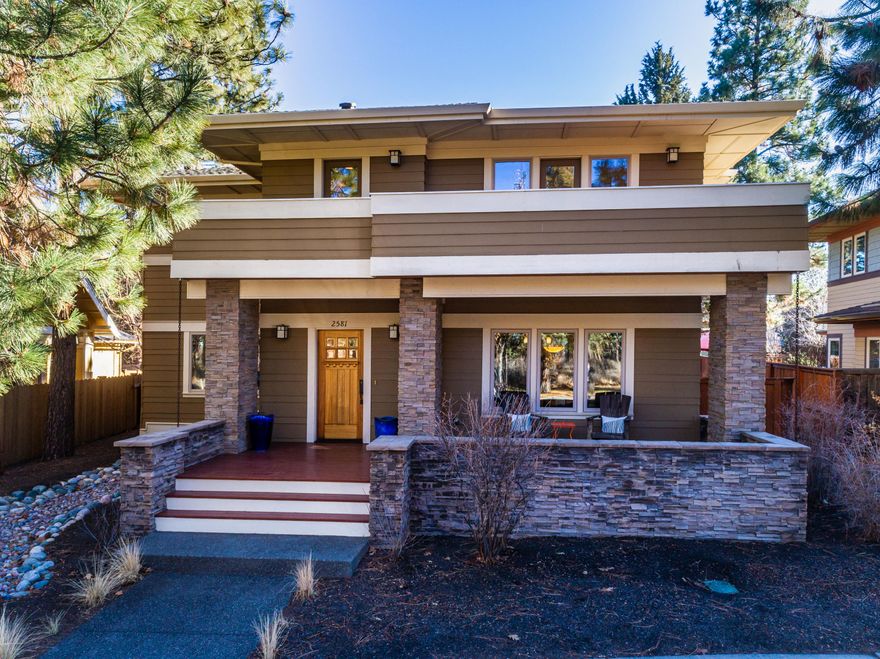 Everything you want in Northwest Crossing! This beautiful family home sits right across the street, overlooking Compass Park. 
Featuring 5 bedrooms, with the 5th
being large enough to act as a bonus room; this home is the right size, layout and design for any family. It also includes a large, open floorplan with the Master
Suite on the Main Level, a nice fully fenced yard area and multiple patios and decks to take advantage of the outdoors, Bend and living in the heart of NWX. You can walk a few blocks to the shops and restaurants, schools or a little further and you are downtown. This truly is the prime location on the Westside of Bend. The
oversized (708 sf) 2 car garage is also another added bonus feature of this home.