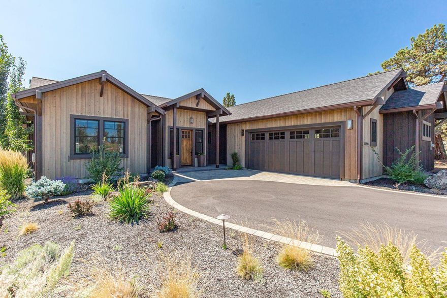 Unpack and relax!! Almost NEW....Single level home on the Nicklaus Golf Course in Pronghorn. Custom built with 3 spacious En Suites. The Great Room with ample space for entertaining, opens onto a large outdoor covered patio, complete with Fire-pit, Large Flat screen TV, Infrared heater and BBQ. The open kitchen features an eating bar and a full walk-in Pantry with sink, beverage refrigerator and space for preparing your morning coffee. This is a must see home! All furnishings/decor are included. A Pronghorn Premier Club Membership is also Included.