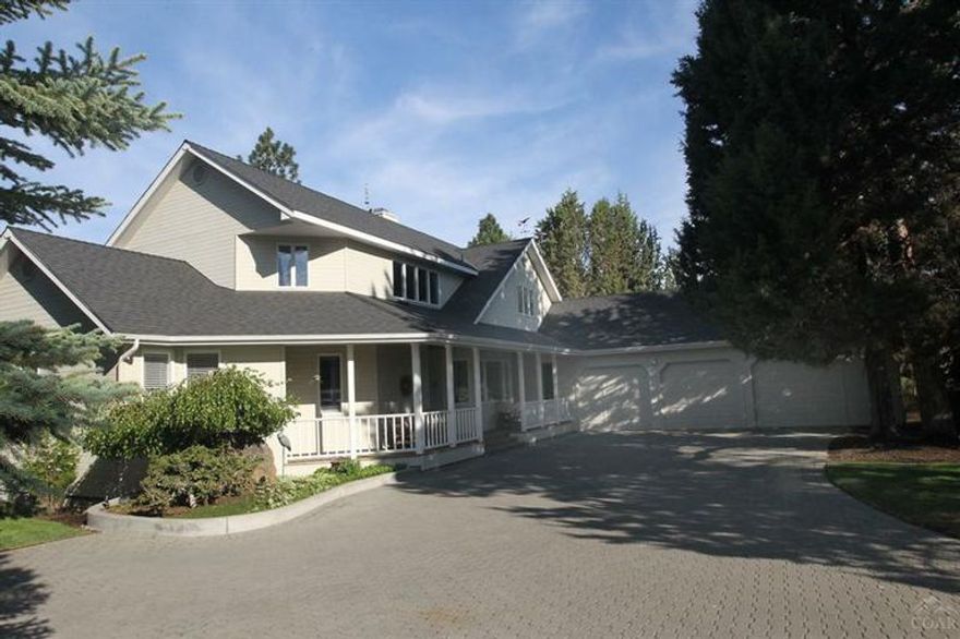 MAGNIFICENT, unobstructed views of 7 Cascade Mountains, Whychus Creek and meadow. This stunning custom built home accents this truly one of a kind setting. A covered wraparound porch enhances the 2 story entry & a curved stairway is a warm greeting to the living areas. Spacious rooms with exquisite finish detail. Stunning camas basalt masonry fireplace in living room, gorgeous kitchen with quality appliances, formal dining area. European master bath with custom marble and sauna. Truly, a piece of Heaven!