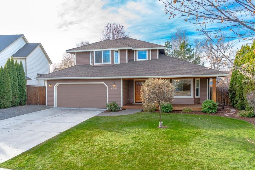 Super clean custom home in an area of nice custom homes.From the welcoming covered front porch to the spacious, park-like and private backyard, this 3 bed, 2.5 bath home has been well loved and has many custom touches, including a heater-rated gas fireplace w/blower and custom live edge Maple mantel, for comfortable living.Tiled kitchen tops and floors, plus tiled bath tops.Other extras include under counter lighting, gas range, Hickory cabinets throughout, large pantry, living and family rooms, custom wrought iron stair railing, exterior Christmas light switch, lights in all closets... the list goes on. Whole house is lap sided (double wall construction). In addition there is ample RV parking! This.21 acre lot is located in desirable NW Redmond, close to canyon trails and amenities.It's turn-key and ready to be your new home!