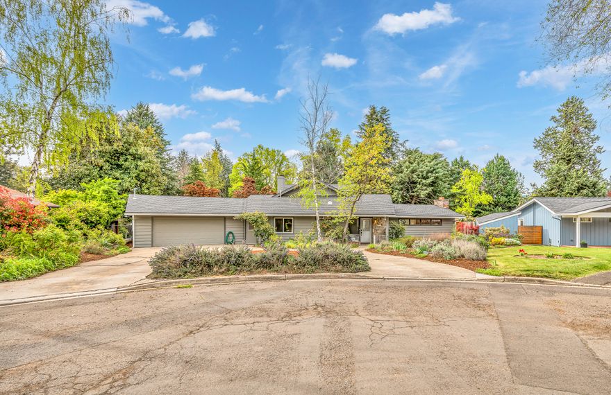 Fantastic home with a large in-ground pool, located at the end of a cul-de-sac in a great Old East Medford neighborhood. This home features a spacious entryway, 3 bedrooms, 3 bathrooms, approx. 2562 sq ft, separate living & family room, loft/art studio & separate bonus area. Primary bedroom has attached bathroom with beautiful new cabinetry, counters, and flooring. Wonderfully remodeled hall bathroom, abundant storage areas, built-ins. Spacious kitchen has abundant cabinetry. Large loft/studio/den/office, located on the upper level & overlooks the back yard. Huge laundry room with cabinetry & utility sink. Enjoy the diverse floor plan with one of the bedrooms being separate from the main living space yet attached to the home w/ its own entrance & bonus area, which can be used as guest quarters. Private backyard offers an in-ground pool with great patio space, mature landscaping, sheds, fencing, backs to a wonderful park & gate to park. Attached 2 car garage w/shelving. Move-in ready.
