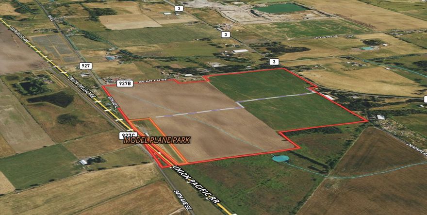 This 122-acre parcel with 115 tillable acres and zoned EFU (Exclusive Farm Use), providing a strong foundation for your next farm/ranch activities. Currently planted in grass seed, the land is well-maintained and productive, making it an ideal investment. The property has an irrigation well with 220 power.  Two water rights equalling 124 acres cover the property.  The outbuilding is leased to a model airplane race track.