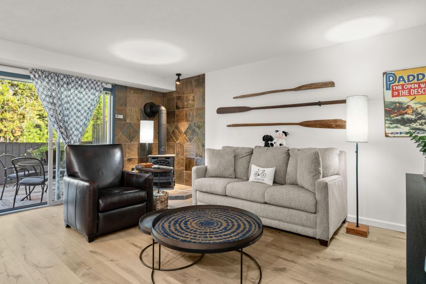 $5,000 PRICE REDUCTION! Motivated seller! This is an excellent opportunity to own a beautifully remodeled condominium situated within footsteps of the Sunriver Village, providing convenient access to shopping and dining options. The property boasts custom finishes, including reclaimed barn wood in the entryway and space-saving barn doors. The kitchen is thoughtfully designed for functionality, featuring an island and premium Bosch stainless steel appliances, with a highlight on the five-burner gas range. This turnkey Abbot House unit comes equipped with quality furnishings, including a Sleep Number bed and a Lazy Boy sleeper sofa. Whether utilized as a vacation rental, secondary home, or primary residence, the condominium offers exceptional amenities, such as a washer and dryer, a stylish shower, and a spacious bedroom complete with built-in closet space. For further information, please contact your broker to discuss this incredible opportunity in greater detail.