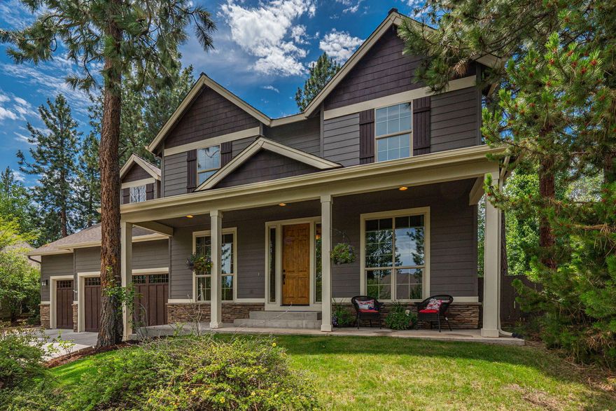 Welcome to your dream home in the River Rim neighborhood. This community is known for its friendly atmosphere, well-maintained streets, and proximity to top-rated schools, shopping, dining, and recreational opportunities. Inside you will find a functional open floor plan with 4 bedrooms, plus an office, plus a bonus room!  The great room is anchored by a floor-to-ceiling rock fireplace, flowing seamlessly into the kitchen with high-end appliances and granite countertops. The main-floor primary bedroom is a serene retreat with an ensuite featuring a soaking tub and walk-in shower. The exceptional outdoor area includes a putting green, hot tub, entertaining space, and a play structure-this yard is perfect for gatherings. Located in a sought-after neighborhood with top-rated amenities, this home blends style, comfort, and functionality. Schedule a private tour today and experience this amazing home in River Rim.