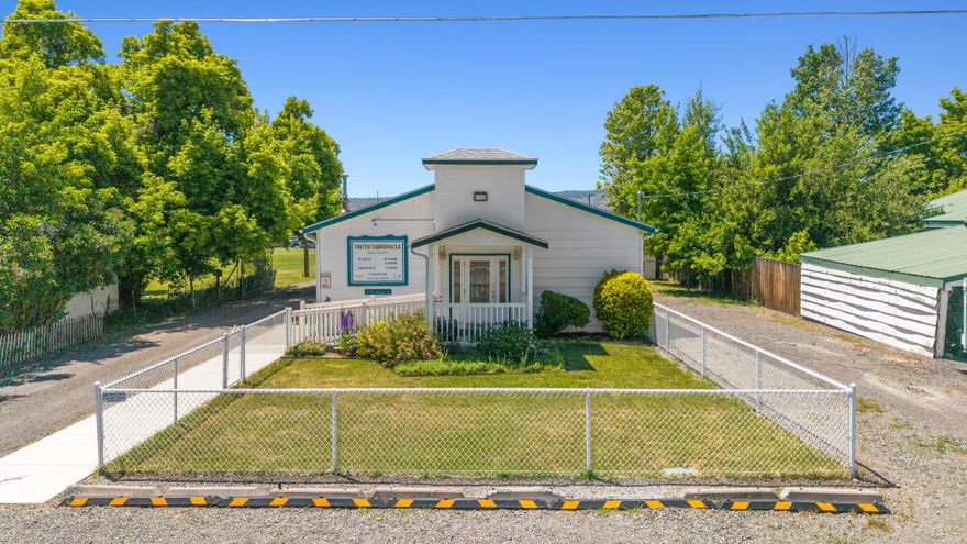 This property 1890 SF on 0.48 of an Acre is presently Truth Tabernacle. With Services at 10:00 AM and 6:00 PM every Sunday & Thursday 7:00 PM. No showings on Sunday or Late Thursday Evening. 
     The building has been well kept. Recently painted inside & out. Newer flooring, recently serviced heating system Natural Gas. Large Private Parking in Back of Building.