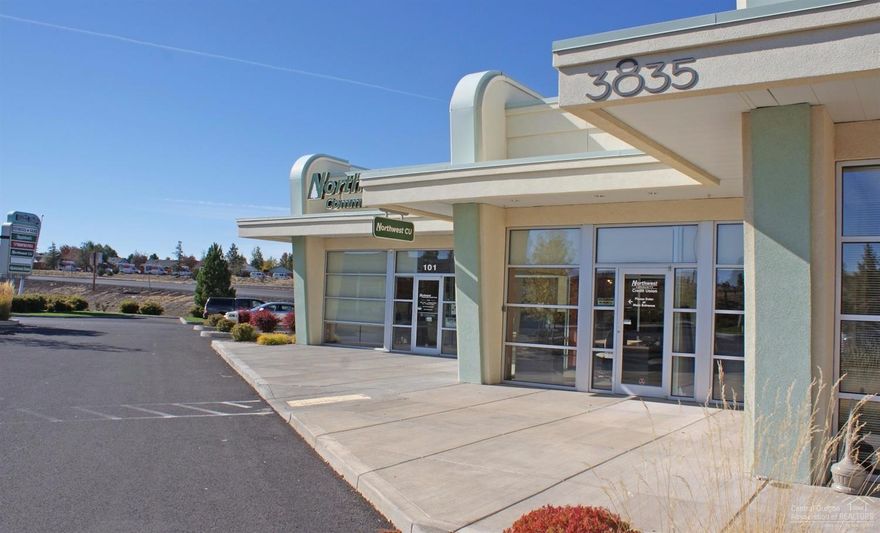 Fully leased investment property at major highway interchange. High visibility location with a wide range of strong tenants including Straw Hat Pizza, Northwest Credit Union, Adair Homes and Fitness 1440. Traffic counts exceed 30,000 vehicles per day. Located near regional airport, hotels and county fairgrounds. Plenty of on-site parking. Sale includes both 3835 and 3853 SW 21st Street. Location has great visibility from Highway 97 and is located at the exit ramp to the airport and fairgrounds.