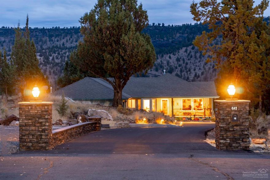 How would it feel to look out your window & see views of the mountains? This luxurious home is located close to Ochoco Reservoir and close to town. This home offers a large Master Suite, a Kitchen that is loaded with cabinetry, a large Pantry, and Outdoor Entertaining space that is gorgeous with a running water feature. 3 total Bedrooms with the possibility of a 4th. All this in a well established neighborhood. Sellers are motivated.