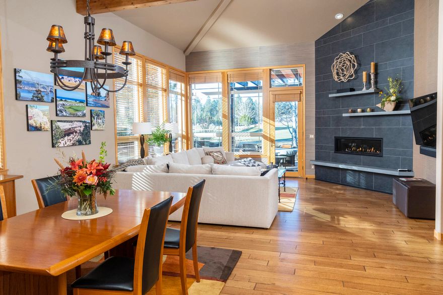 Light filled Whisper Ridge Townhome in Broken Top, Bend's premier gated golf course community.  Every detail has been carefully thought out & executed to perfection in this custom, one owner home.  Upon entering, you will be captured by stunning golf course & pine tree views, highlighted by floor to ceiling corner windows making it extra bright & cheerful. Sought-after floor plan features main level master suite, great room, kitchen & dining, all w/ access to expanded covered deck, from which to enjoy fabulous sunsets & glow of the morning sunrise. Spacious loft office w/ built-in desk & cabinetry is set apart from main living area, the ideal work-from-home space. 2 en-suite guestrooms provide perfect retreat for visiting friends & family. Landscape & exterior maint. provided, leaving time to enjoy a short stroll to the Broken Top Clubhouse, miles of walking paths, park & lakes. Optional club membrshp prvides access to golf course, tennis, pickleball, pool, fitness center & fly-fishing