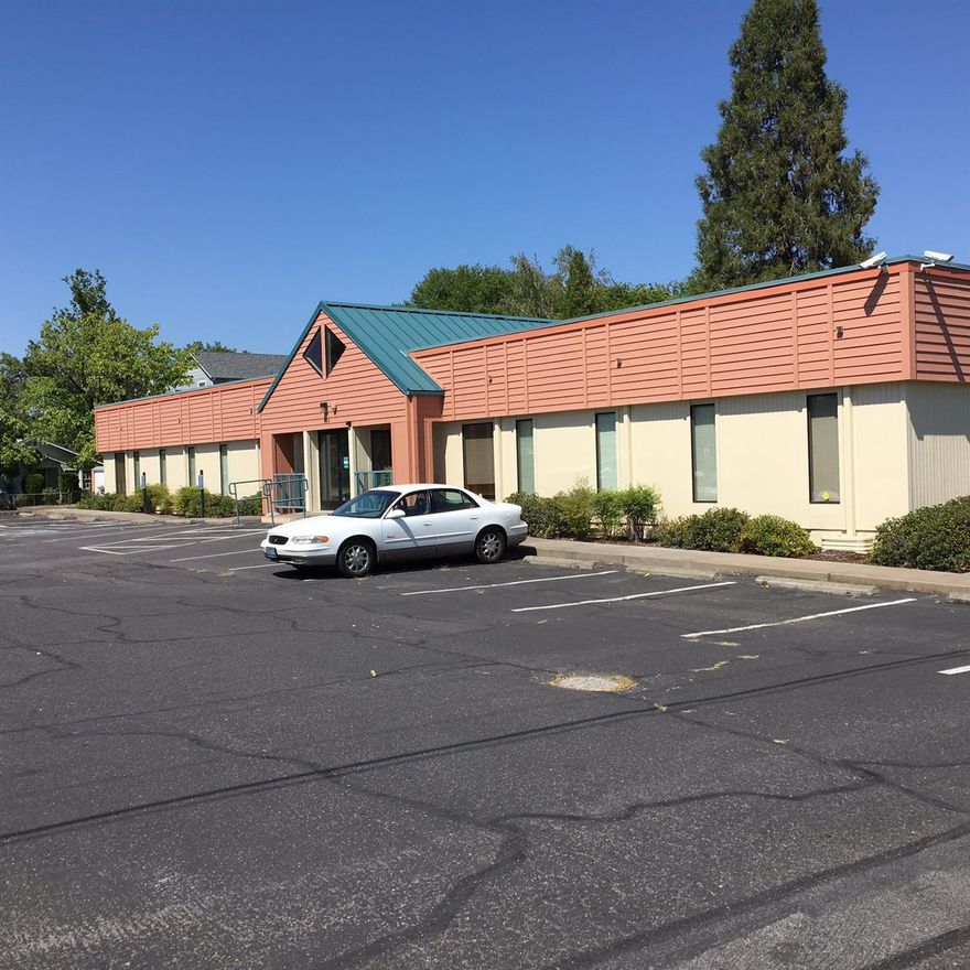 The property consists of an approx. 10,000 sf office building (recently converted from medical use), and an approx. 3,658 sf office/retail building, both located on 3 tax lots totaling approx. 1.16 acres. High visability on the corner of N. 6th and E. Pine.