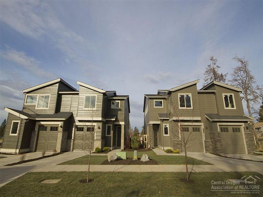 Welcome home to the all new sophisticated 8th Street Cottages community located in the heart of mid-town and the Orchard District. This easily accessible location supports the Bend lifestyle located only a half a block from Orchard Park, 1/2 mile to Hollinshead Park, 1.4 miles from the River & Pioneer Park. This high quality Pahlisch townhome features an over sized one-car garage, main level with great room & dining area, an upstairs with master suite, loft, hall bath, laundry and two more rooms.