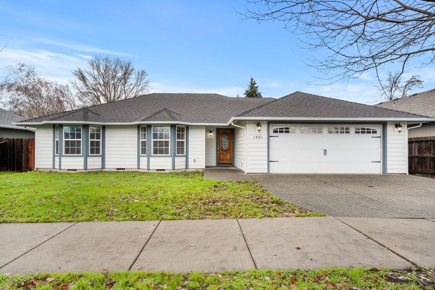 Well-maintained three-bedroom, two-bath home offering 1,363 square feet of comfortable living in desirable Southwest Grants Pass. Conveniently located within city school boundaries and just minutes from the hospital, shopping, and everyday amenities. The functional floor plan provides easy living, while the backyard is ideal for relaxing or entertaining with a covered patio and additional wood deck. A great opportunity for buyers seeking location, convenience, and outdoor living space in an established neighborhood.