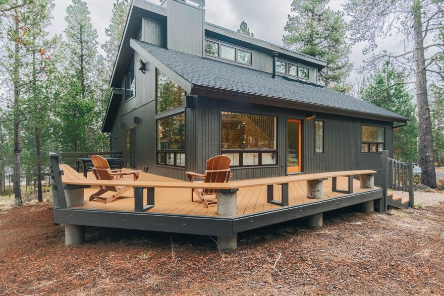 Welcome to 9 Acer—an exquisitely reimagined Sunriver retreat on a quiet cul-de-sac, offered fully furnished. 

This home lives like new, with a brand-new roof, lighting, fixtures, paint, flooring, and a state-of-the-art kitchen featuring premium-paneled appliances, Taj Mahal quartzite countertops, and a custom brass-and-steel hood. Wide-plank white oak floors flow throughout, anchored by two stunning floor-to-ceiling tiled fireplaces. 

Along with an attached two-car garage, the home offers a playroom with new wool carpet and a spacious downstairs movie room for relaxing. The vaulted living room feels airy and open, while the expansive outdoor patio is perfect for entertaining or unwinding. 

Come see it before it's gone.