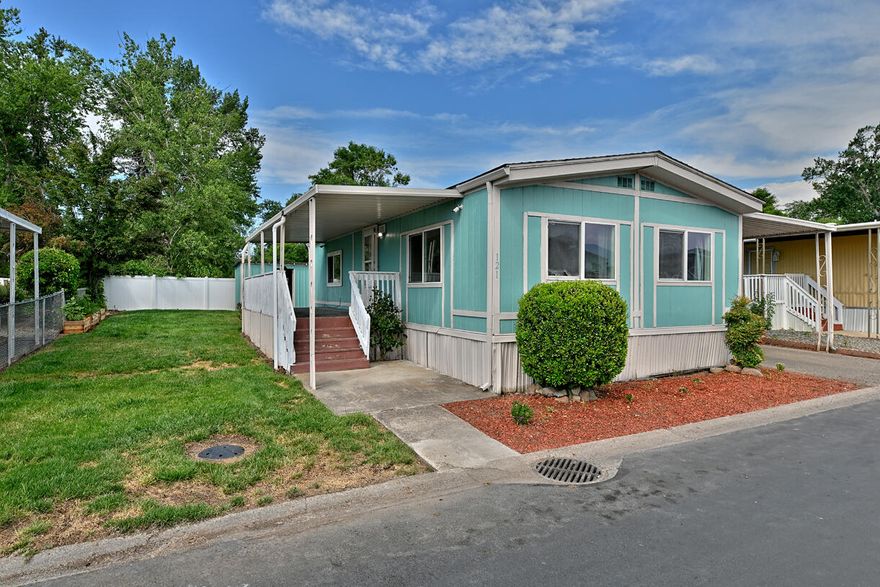 Here's a wonderful opportunity for affordable living! This charming 2 bedroom 2 bathroom home is conveniently situated in a welcoming community. Home presents pride of ownership being very well maintained and cared for. Outside is landscaped and large enough for gardening enthusiasts. There is also a CarPort, storage shed and covered deck, as well as an extra room that has been dry walled and insulated, perfect to be used as a hobby or craft room. Check out the incredible new clubhouse with an array of amenities and perks. Schedule your showing today!