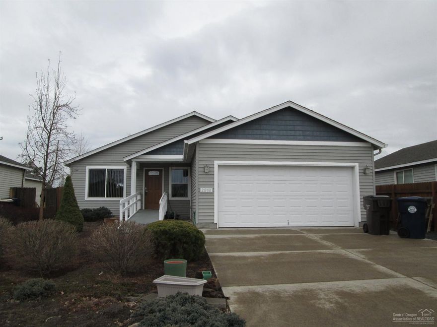 Nice one level home in NW Redmond. Big .18 acre lot. Heat Pump Gas forced air heat and Central AC. Fenced, Custom storage building. Large patio area, close to schools and shopping. Low maintenance siding. Upgraded appliances. Hardwood floors. Great Value Must See!!