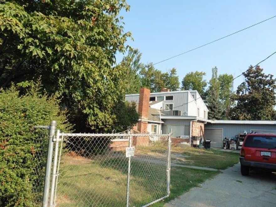 Large sq. foot home on large lot.