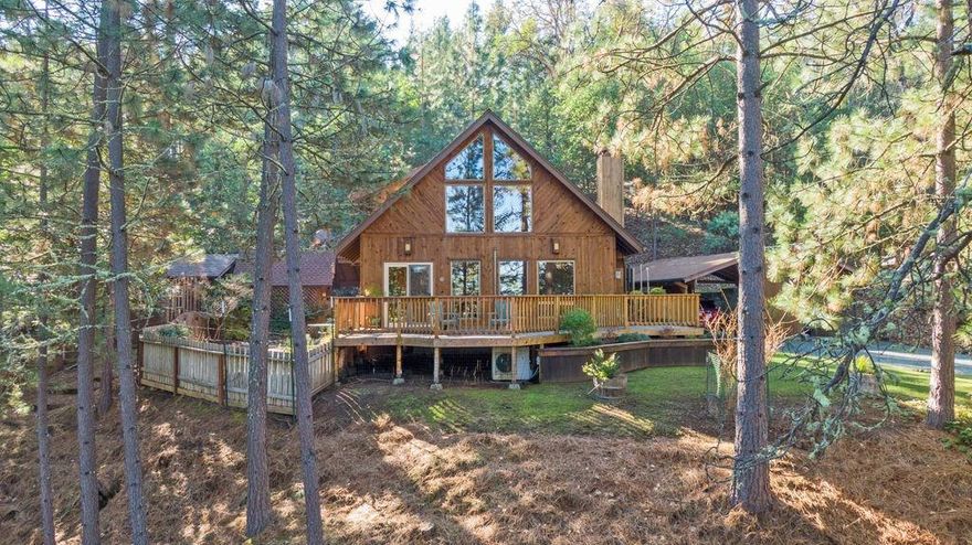 Come enjoy this 3 Bdr home with 3 full Baths. The sellers fell in love with chalet style home the first time they saw it because of the forest-like scenery with beautiful mature trees and variety of wildlife. Great country setting and just minutes away from Medford, Jacksonville, and Ashland. The home offers plenty of privacy: it is peaceful and secluded. The large windows bring in plenty of natural light. New mini split HVAC. The nice deck is ample size and perfect for relaxing and enjoying the sounds of nature. Square footage includes 362 sq ft separate detached guest/bedroom with full bathroom and private deck, which is a great opportunity to receive friends or family and enjoy this hidden gem with them. It could also be a great office, hobby room or artist studio. There is a carport for 2 cars and additional covered parking for a boat or small camp trailer. So, you might ask, why are they selling it? Very simple, they are moving to another state to be closer to their growing family