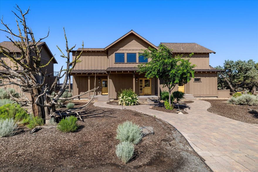 The perfect short term rental opportunity awaits with this Sage Canyon Cabin at Brasada Ranch, where rustic charm meets refined elegance. This fully furnished four-bedroom cabin features an open floor plan with a gourmet kitchen, spacious dining area, and a cozy living room with hardwood floors and a stone fireplace. Each bedroom is a private suite with a king bed and spa-inspired bathroom, complete with granite countertops, tile flooring, and walk-in showers. Enjoy breathtaking Cascade Mountain views from the expansive back patio, complete with a BBQ grill, outdoor seating, and a private hot tub—perfect for relaxing under the stars. Whether you're preparing a meal in the chef's kitchen or entertaining guests outdoors, this cabin offers upscale comfort and thoughtful design throughout. Ideally located just a short walk from the resort's premier amenities, this Sage Canyon Cabin is a rare opportunity to own a luxurious retreat in one of Central Oregon's most desirable communities.